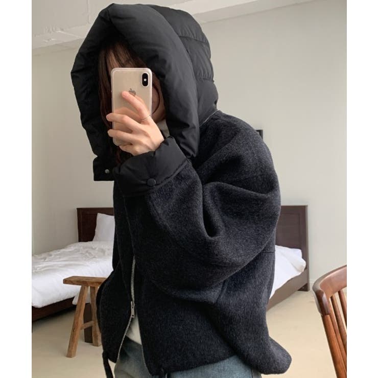 フード取り外せジップスドローストリングジャケットワイドパンツ | Ulysses | 詳細画像7 