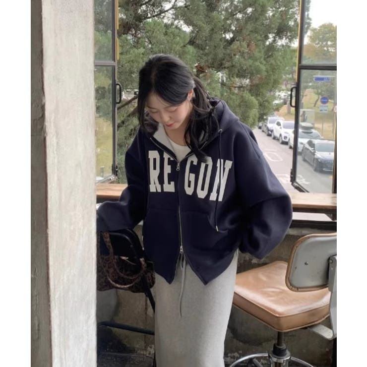 フード付きジップス長袖トップス | Ulysses | 詳細画像3 