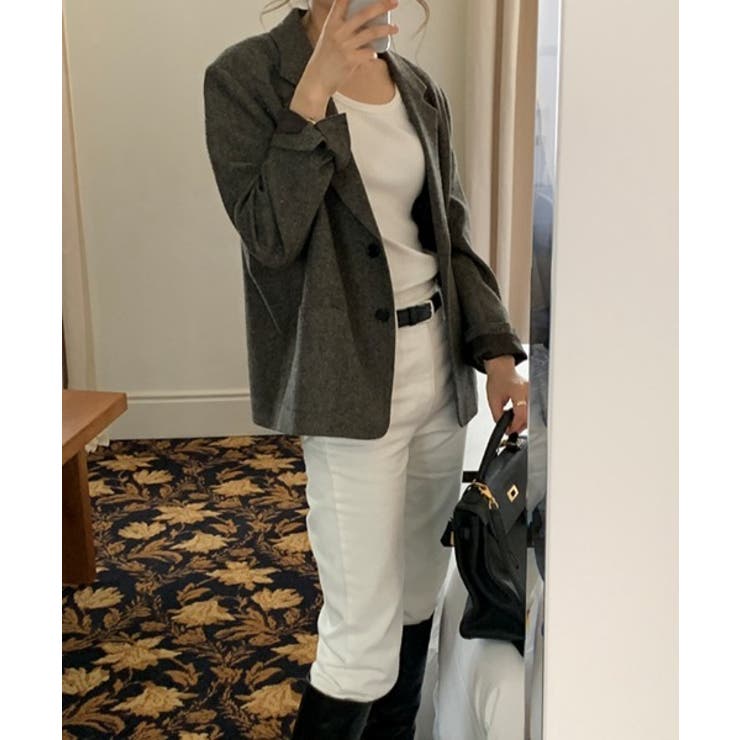 襟付きボタンでスーツジャケット | Ulysses | 詳細画像1 