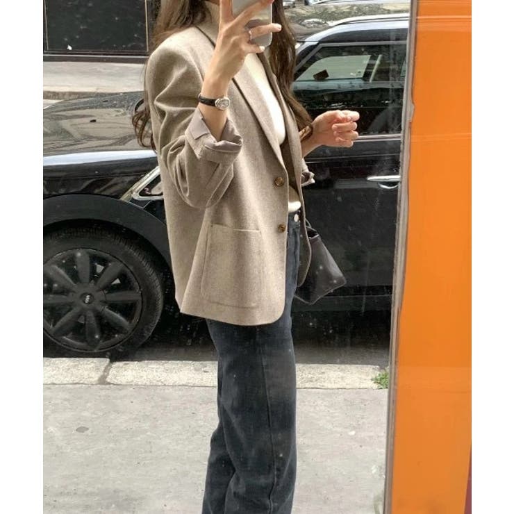 襟付きボタンでスーツジャケット | Ulysses | 詳細画像5 