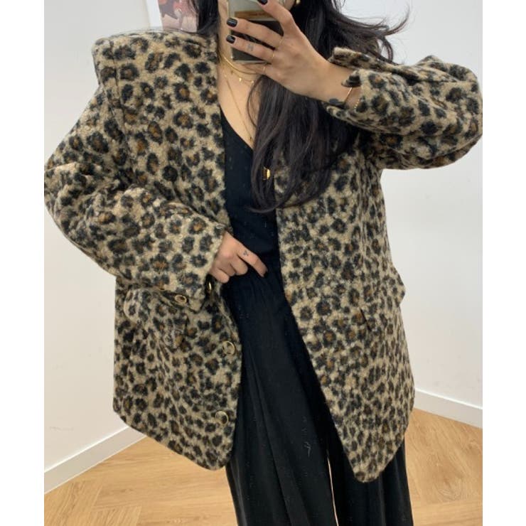 モカ | ポケットノーカラー長袖ジャケット | Ulysses