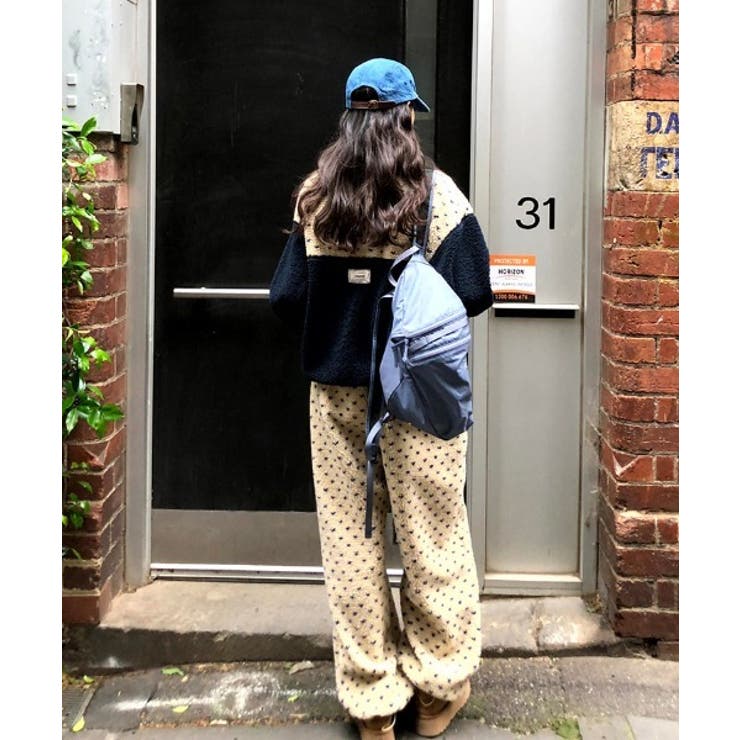 スタンドカラー長袖トップス+ワイドパンツ | Ulysses | 詳細画像7 