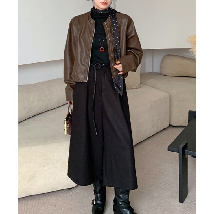 クルーネックジップスPUジャケット | Ulysses | 詳細画像7 