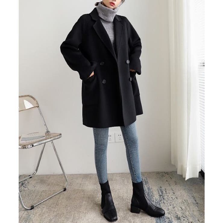 レギュラーカラーボタンでメルトンジャケット | Ulysses | 詳細画像1 