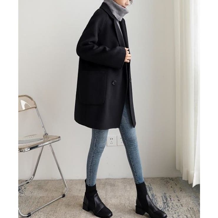 レギュラーカラーボタンでメルトンジャケット | Ulysses | 詳細画像4 