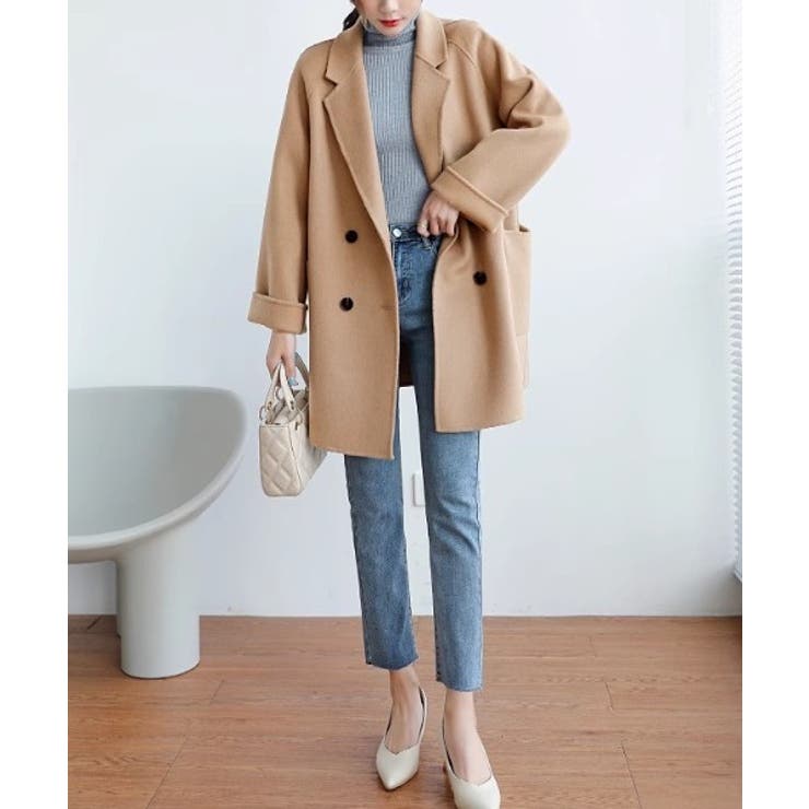 レギュラーカラーボタンでメルトンジャケット | Ulysses | 詳細画像6 