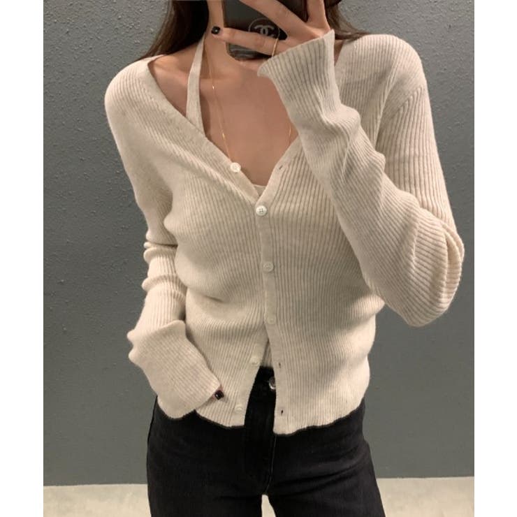 Vネックニット2枚セットトップス | Ulysses | 詳細画像4 