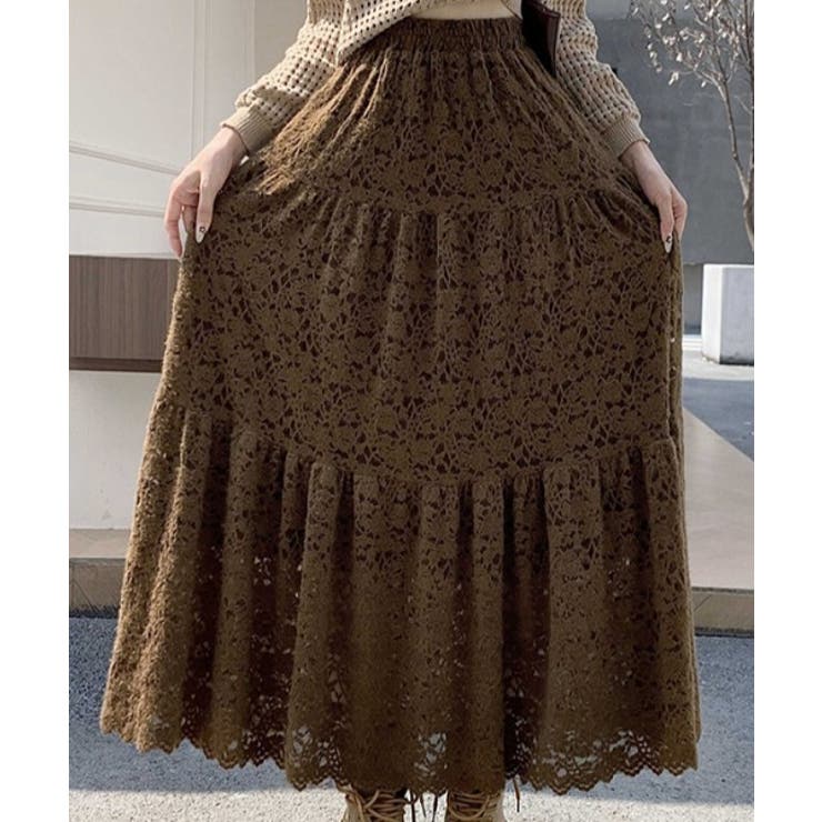 ゴム締めウエストレーススカート | Ulysses | 詳細画像5 