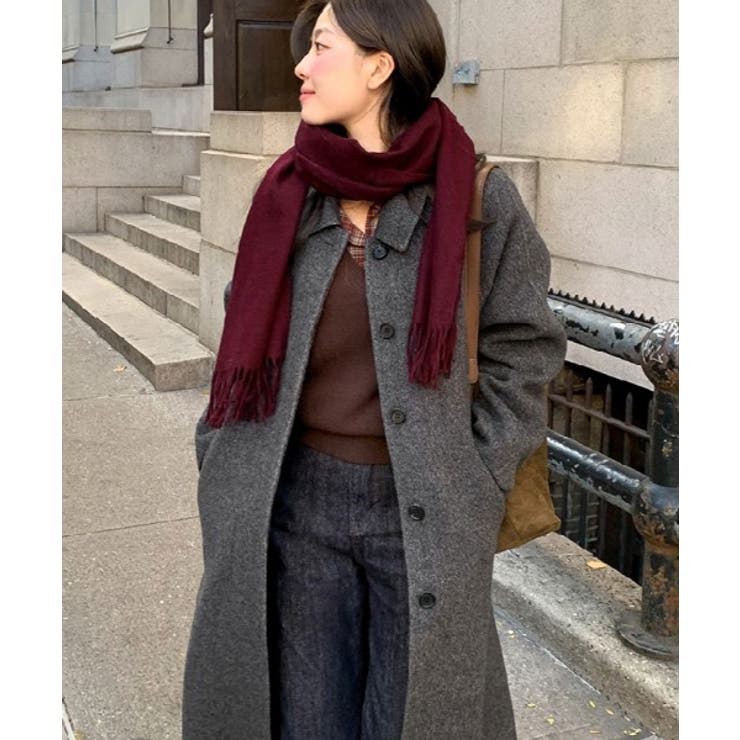 ダークグレー | ボタンダウンシングルブレストメルトンジャケット | Ulysses