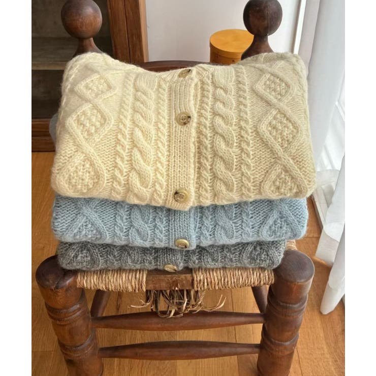 クルーネックボタンでニットジャケット | Ulysses | 詳細画像7 