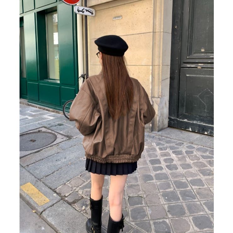 スタンドカラージップスPUレザージャケットジャケット | Ulysses | 詳細画像6 