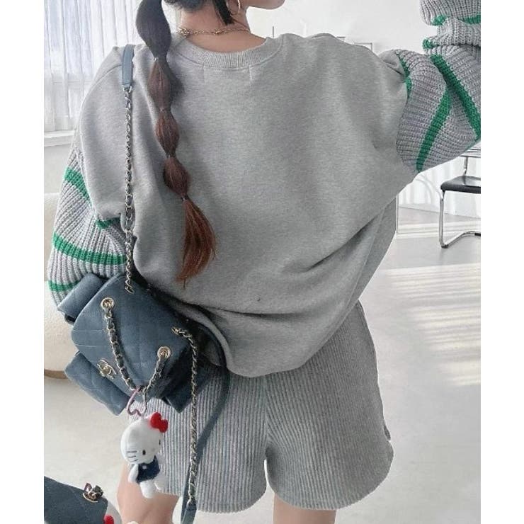 クルーネック切り替え長袖トップス | Ulysses | 詳細画像4 