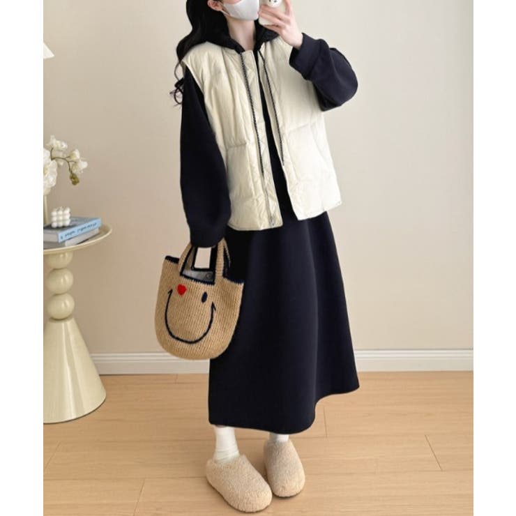 フード付きリラックスワンピース | Ulysses | 詳細画像1 