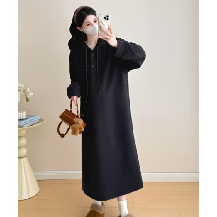 フード付きリラックスワンピース | Ulysses | 詳細画像8 