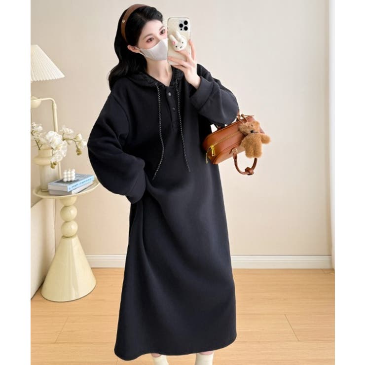 フード付きリラックスワンピース | Ulysses | 詳細画像9 