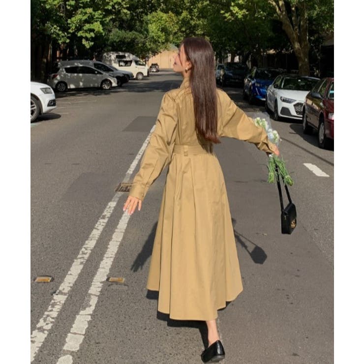 ボタンダウンボタンでリボンワンピース | Ulysses | 詳細画像6 