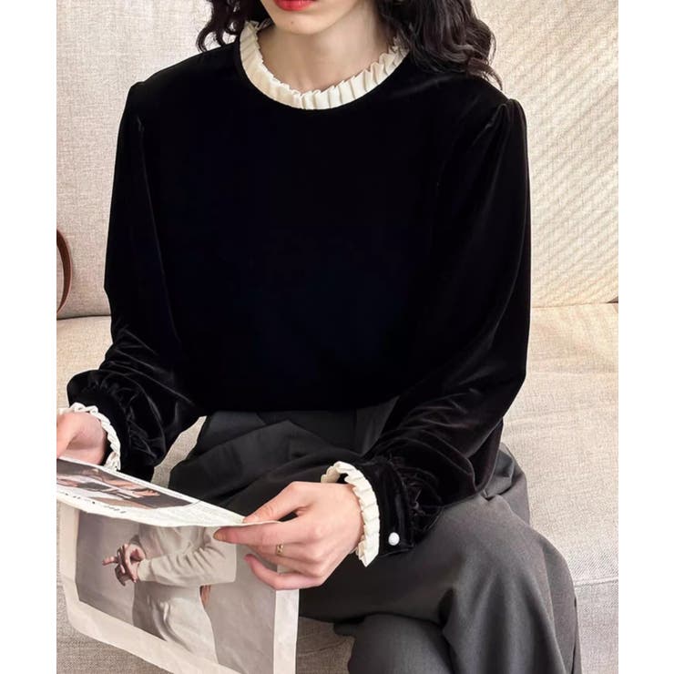 切り替え長袖トップス | Ulysses | 詳細画像2 