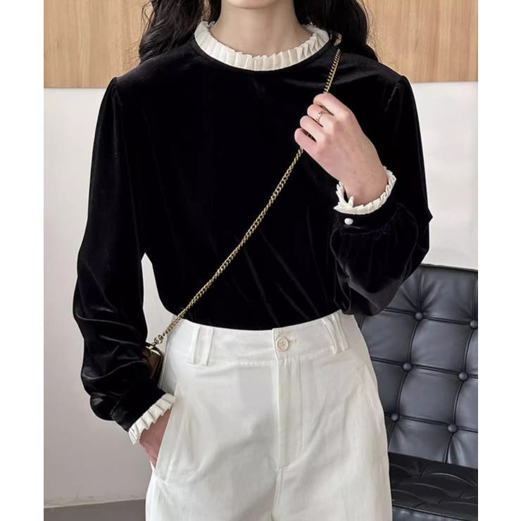 切り替え長袖トップス | Ulysses | 詳細画像3 