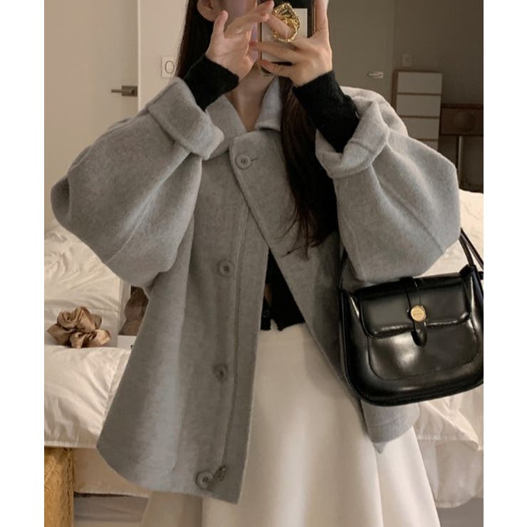 ライトグレー | 襟付きジップスメルトンジャケット | Ulysses