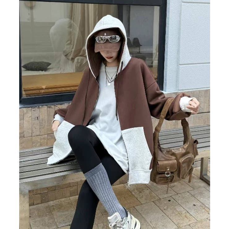 フード付きダブルジップ切り替えジャケット | Ulysses | 詳細画像3 