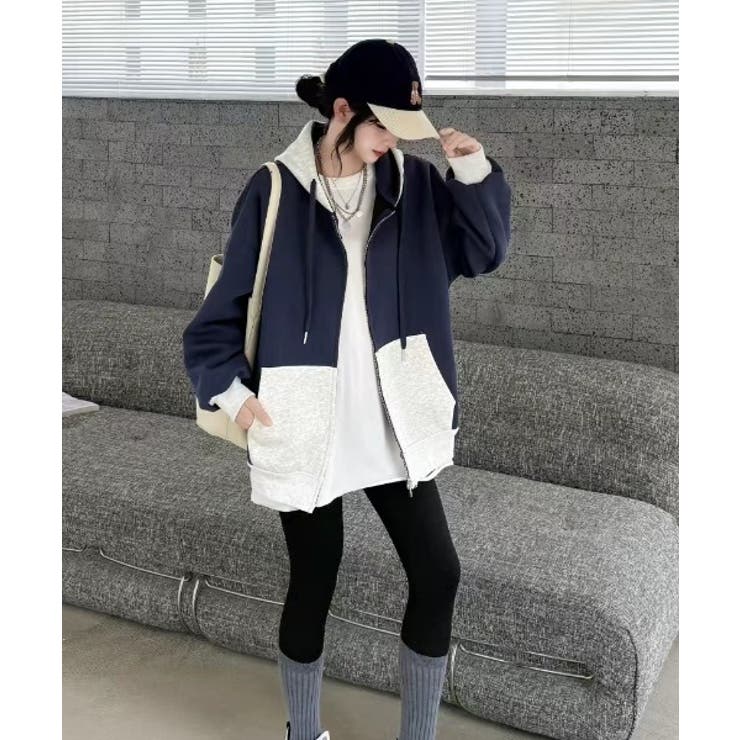 フード付きダブルジップ切り替えジャケット | Ulysses | 詳細画像7 