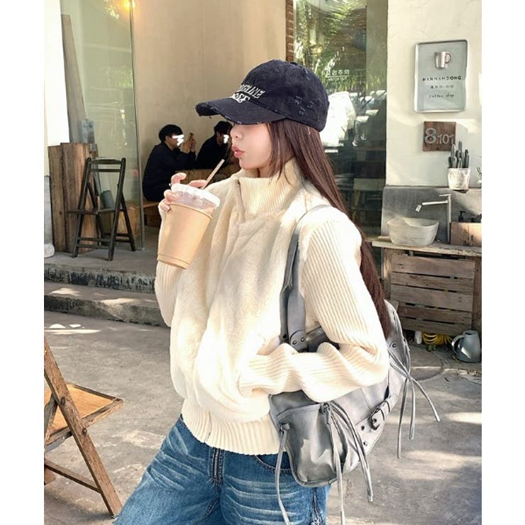 スタンドカラージップス切り替えジャケット | Ulysses | 詳細画像6 