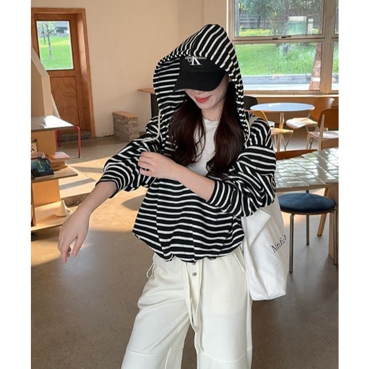 フード付きフェイクレイヤードトップス | Ulysses | 詳細画像7 