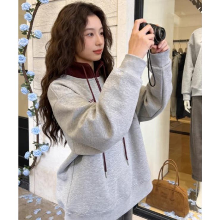 スタンドカラー切り替えトップス | Ulysses | 詳細画像1 