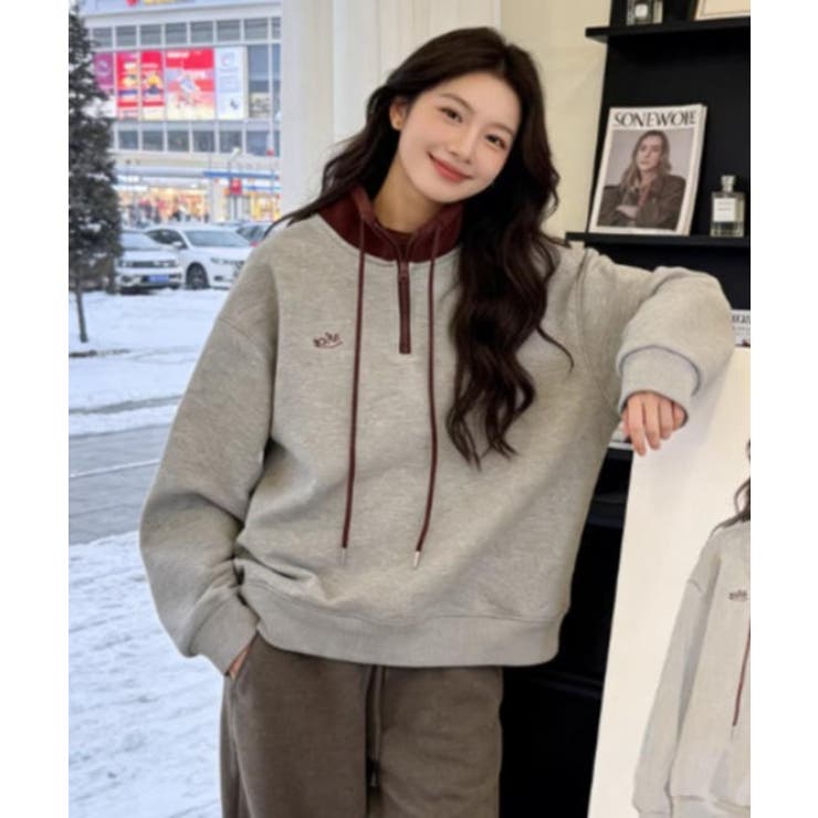 スタンドカラー切り替えトップス | Ulysses | 詳細画像2 