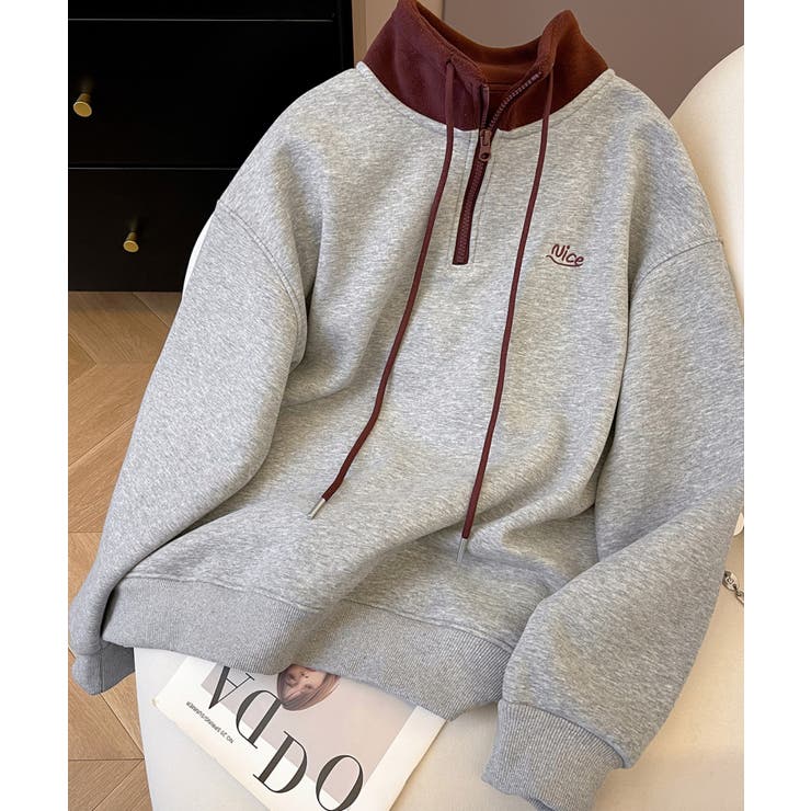 スタンドカラー切り替えトップス | Ulysses | 詳細画像3 