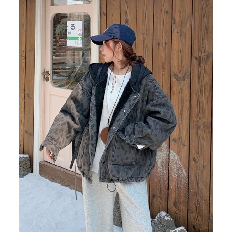 ポケットフード付き切り替えデニムジャケット | Ulysses | 詳細画像5 