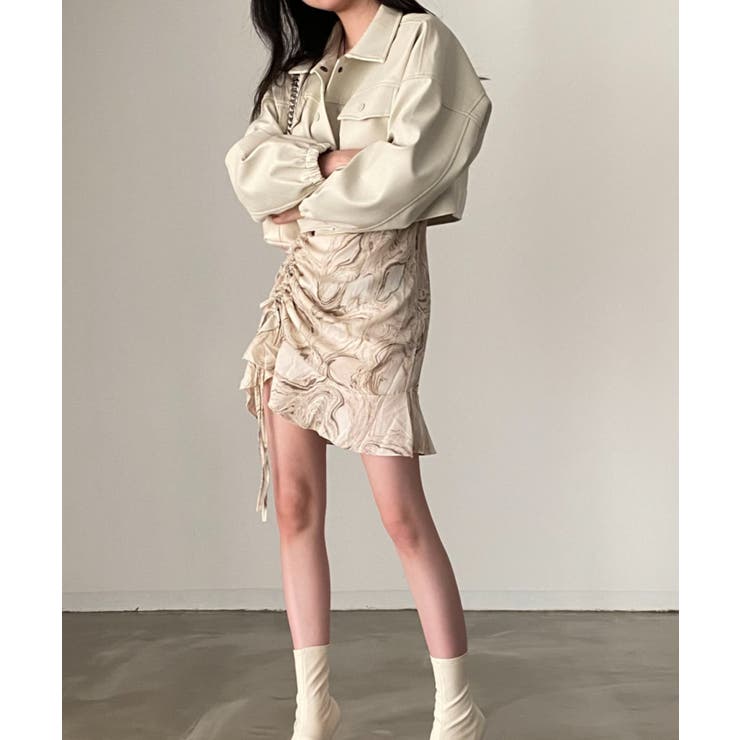 ボタンダウンボタンでPUレザージャケットジャケット | Ulysses | 詳細画像7 