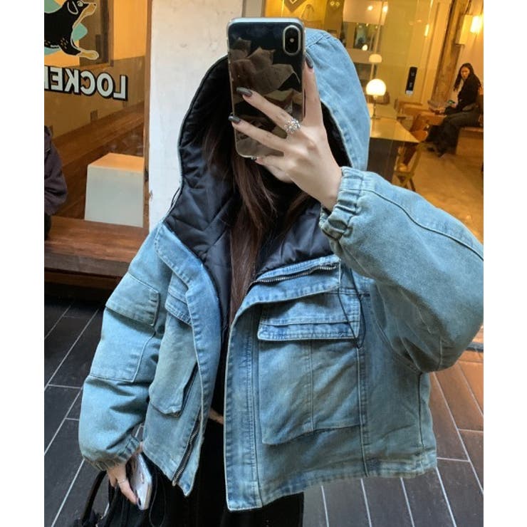 ポケットフード付きジップスデニムジャケット | Ulysses | 詳細画像5 