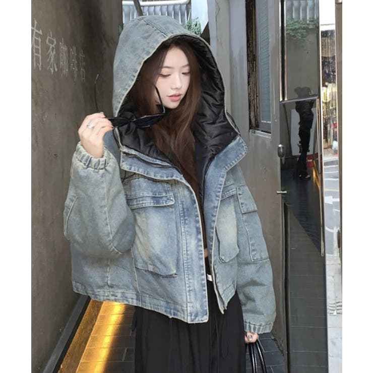 ポケットフード付きジップスデニムジャケット | Ulysses | 詳細画像6 