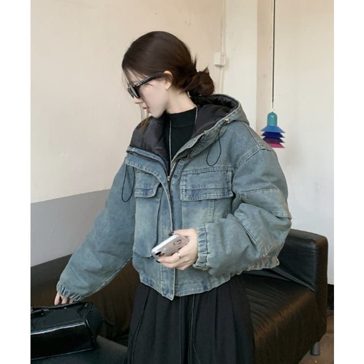 ポケットフード付きジップスデニムジャケット | Ulysses | 詳細画像8 