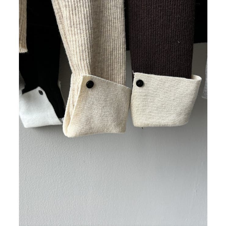 ボタンダウン切り替えニットトップス | Ulysses | 詳細画像6 