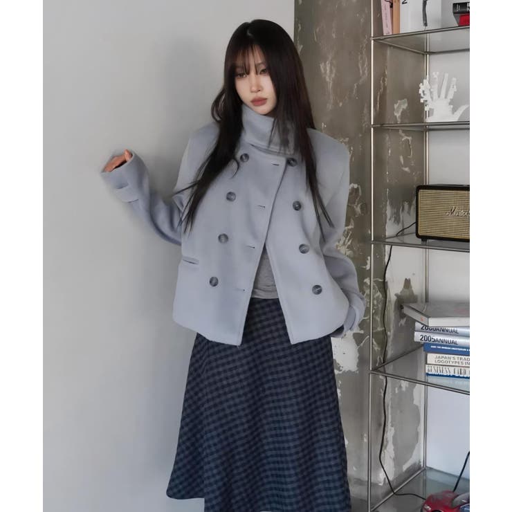 ハイネックボタンでメルトンジャケット | Ulysses | 詳細画像6 