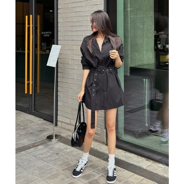 ボタンダウンベルト付き長袖トップス | Ulysses | 詳細画像7 