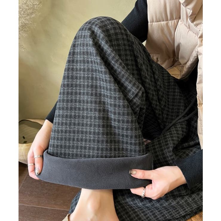 ポケットチェック柄ワイドパンツ | Ulysses | 詳細画像4 