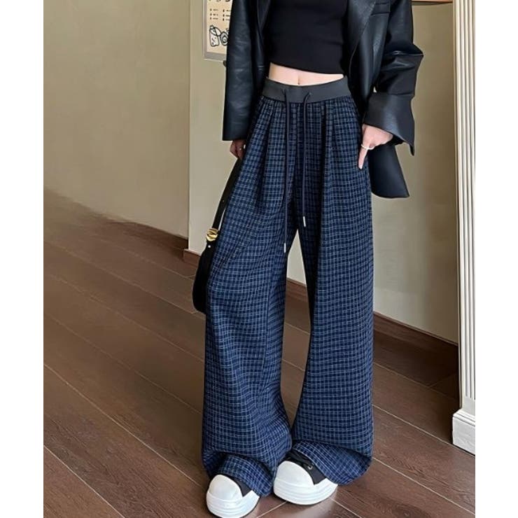 ポケットチェック柄ワイドパンツ | Ulysses | 詳細画像6 