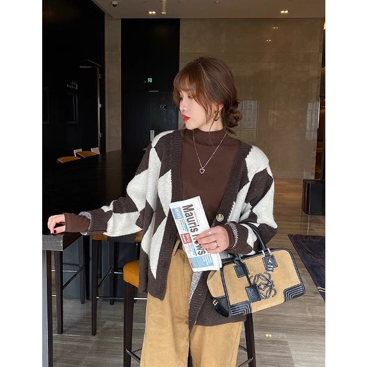 ハーフネック無地長袖ニットトップス | Ulysses | 詳細画像6 