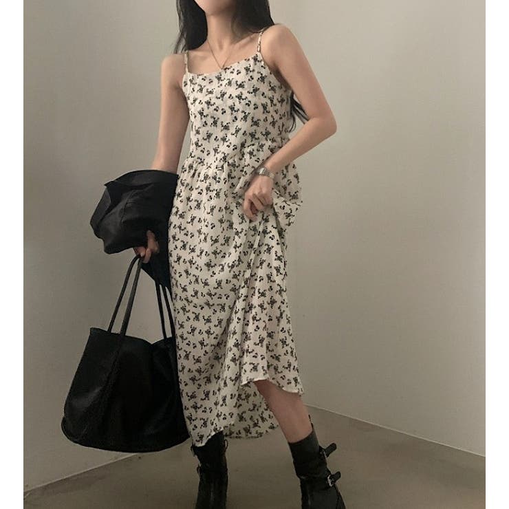 配色花柄キャミワンピース | Ulysses | 詳細画像1 