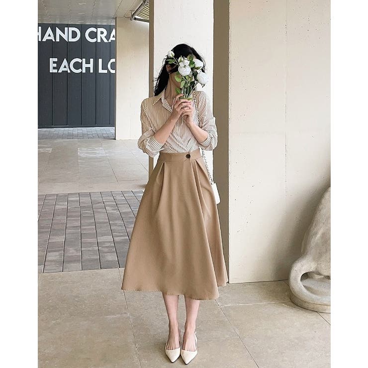 Vネック配色シャツワンピース | Ulysses | 詳細画像2 