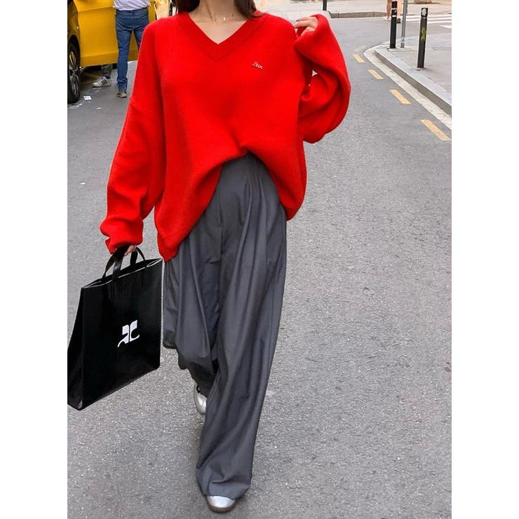 ハイウエストポケット付き無地ワイドスラックス | Ulysses | 詳細画像4 