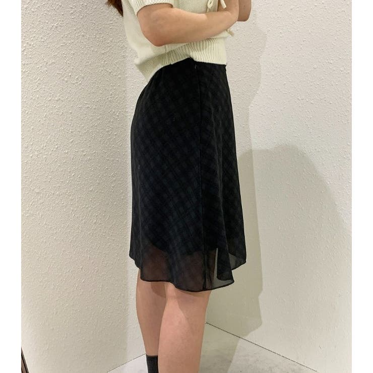 ハイウエストチェック柄チュールスカート | Ulysses | 詳細画像6 