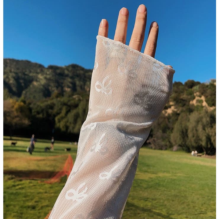 クルーネックリボンタイプリント無地チュールトップス | Ulysses | 詳細画像5 