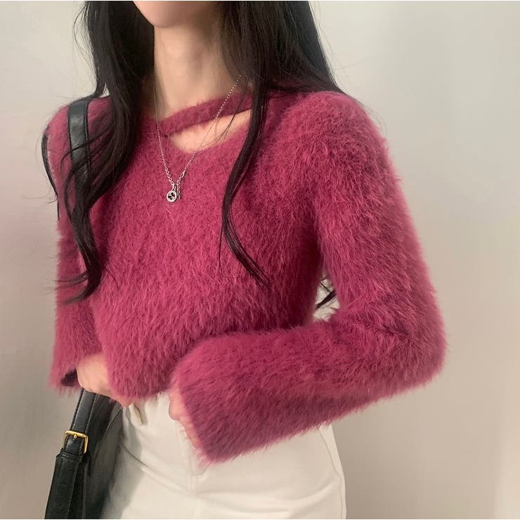 ファッションシャギー無地ニットトップス | Ulysses | 詳細画像5 