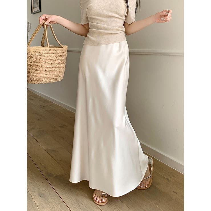 ハイウエスト無地マーメイド フィッシュテールススカート | Ulysses | 詳細画像5 