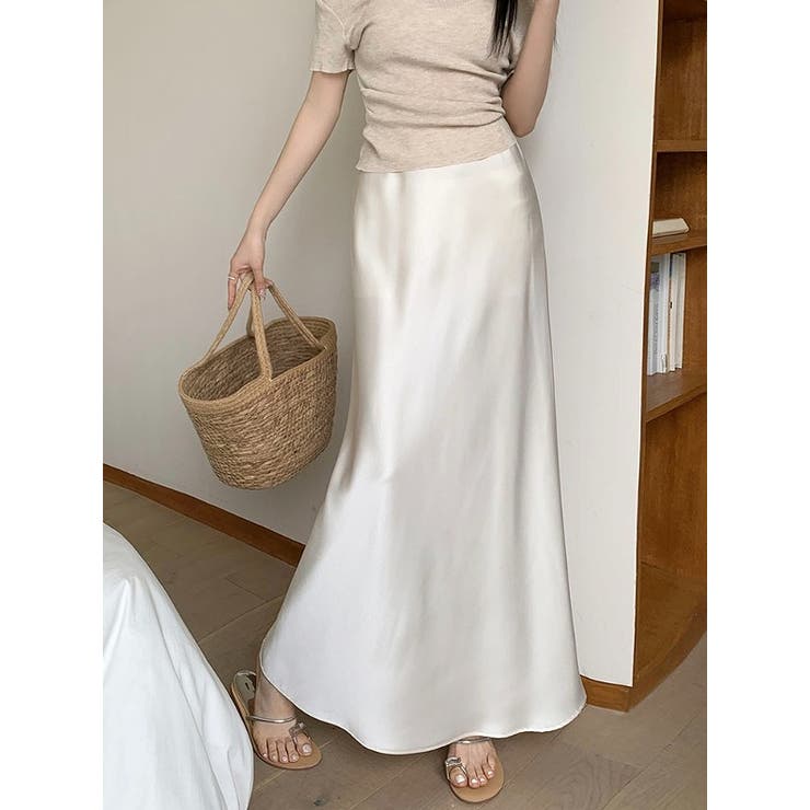 ハイウエスト無地マーメイド フィッシュテールススカート | Ulysses | 詳細画像6 