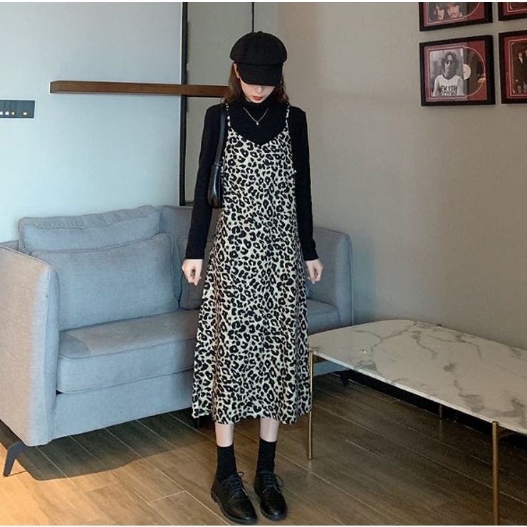 ファッションヒョウ柄キャミワンピース | Ulysses | 詳細画像3 